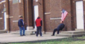 Chicago Police Department allows electioneering outside of Church for Carothers people.